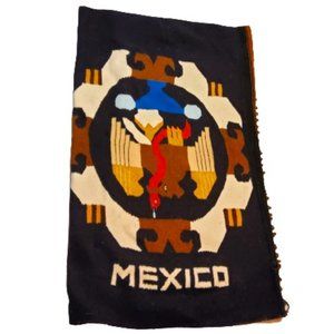 Rug, Large, blue, cream and brown